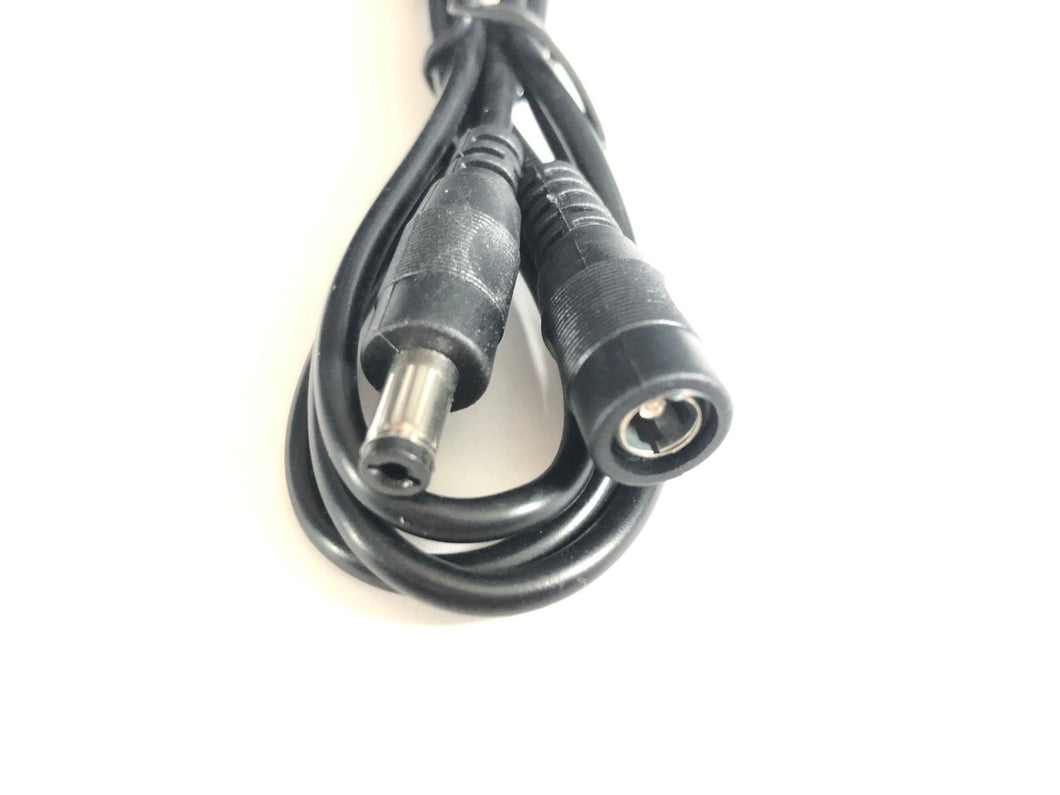 DC Power Extension Cable (DC Jack Female to Male Plug) 1.5 meters